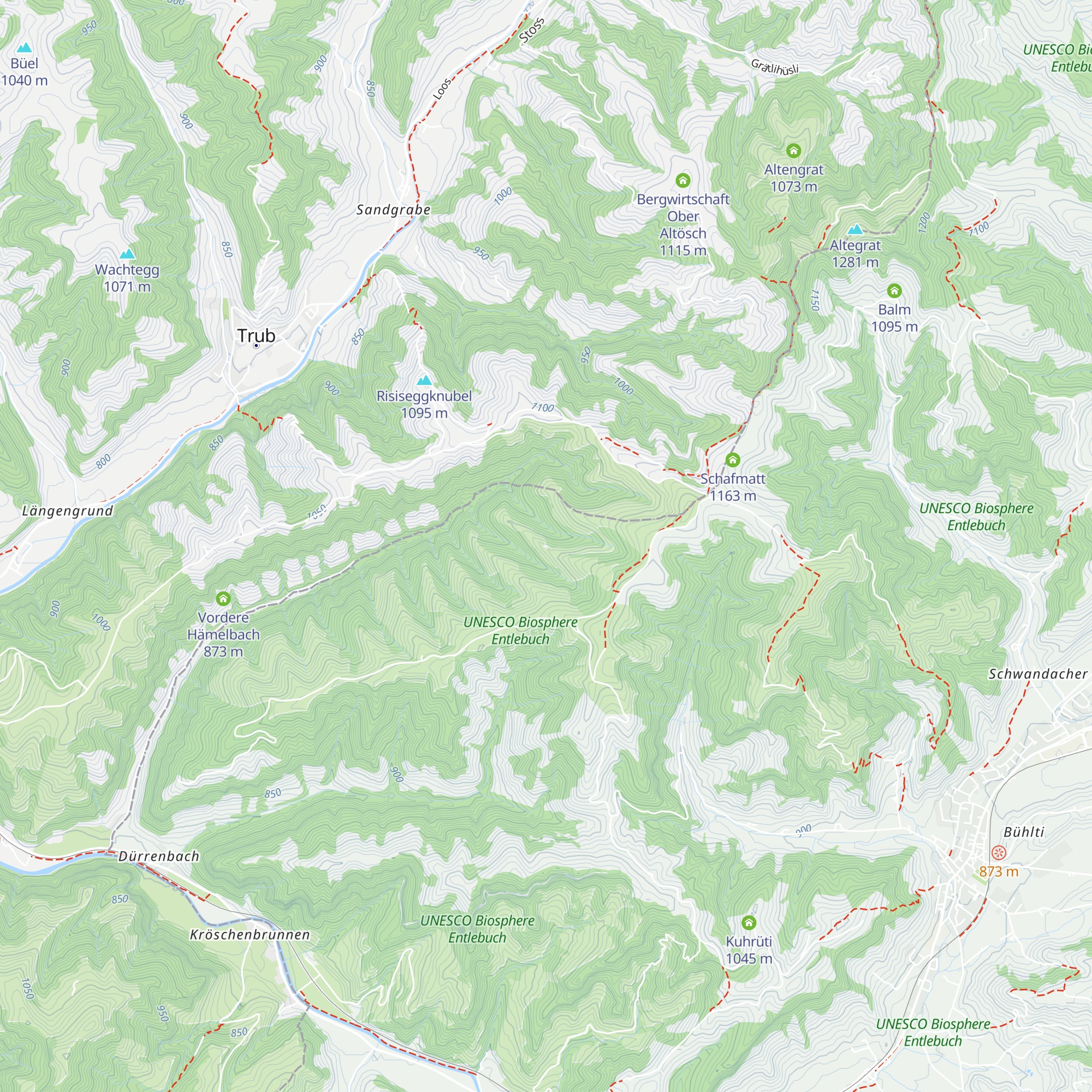Hundsegg map