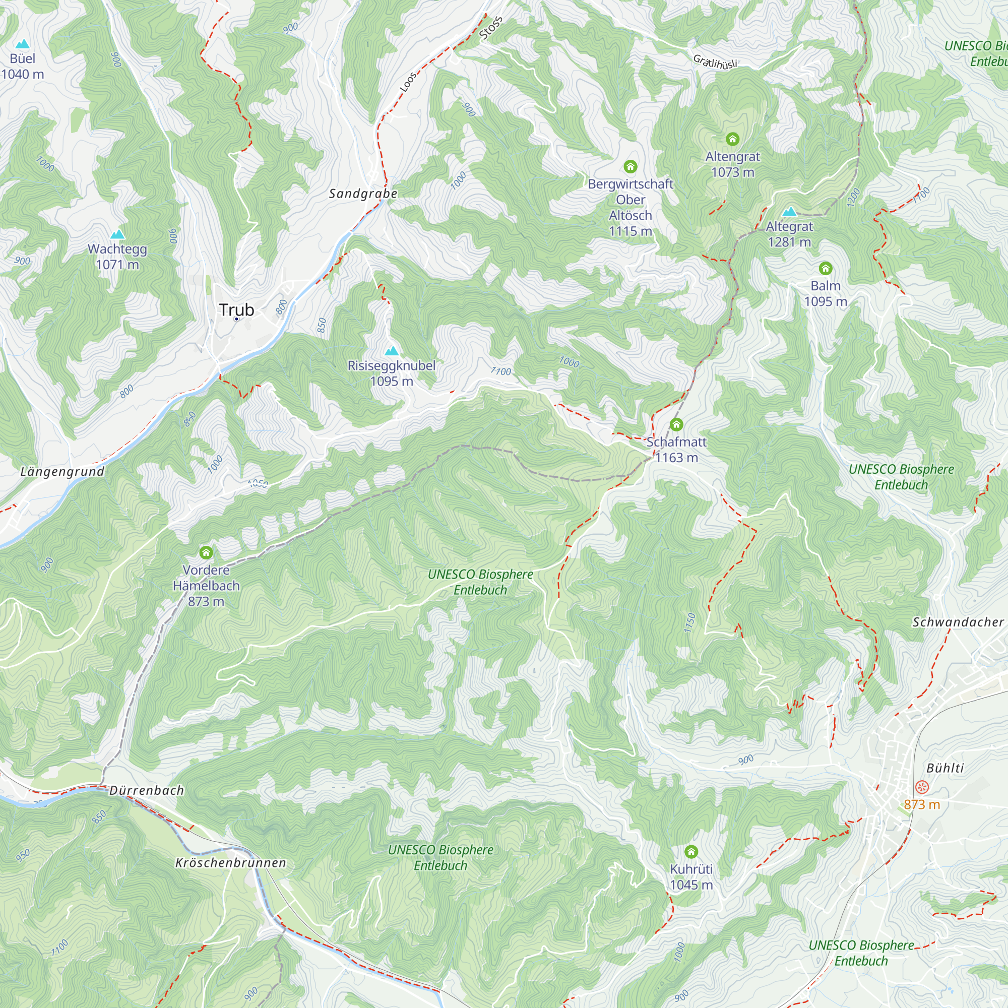 Hundsegg map