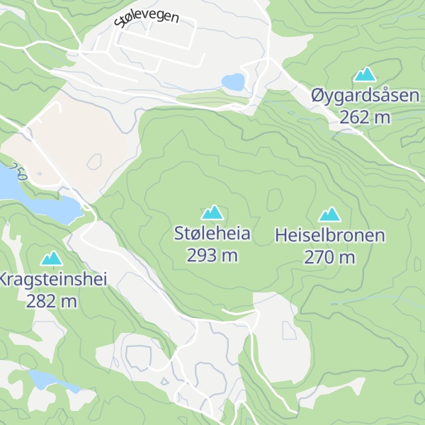 Map of Støleheia