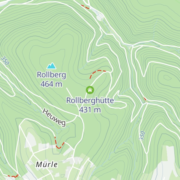 Map of Rollberghütte