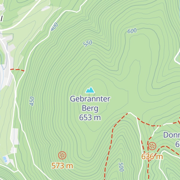 Map of Gebrannter Berg