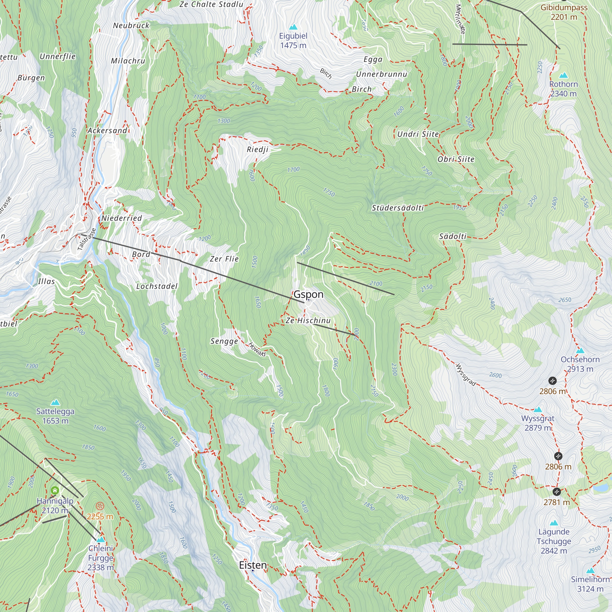 Alpenblick map
