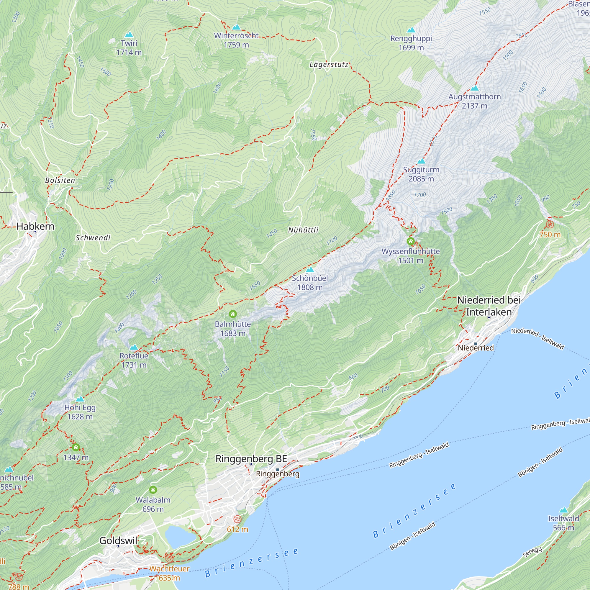 Tenihüttli map
