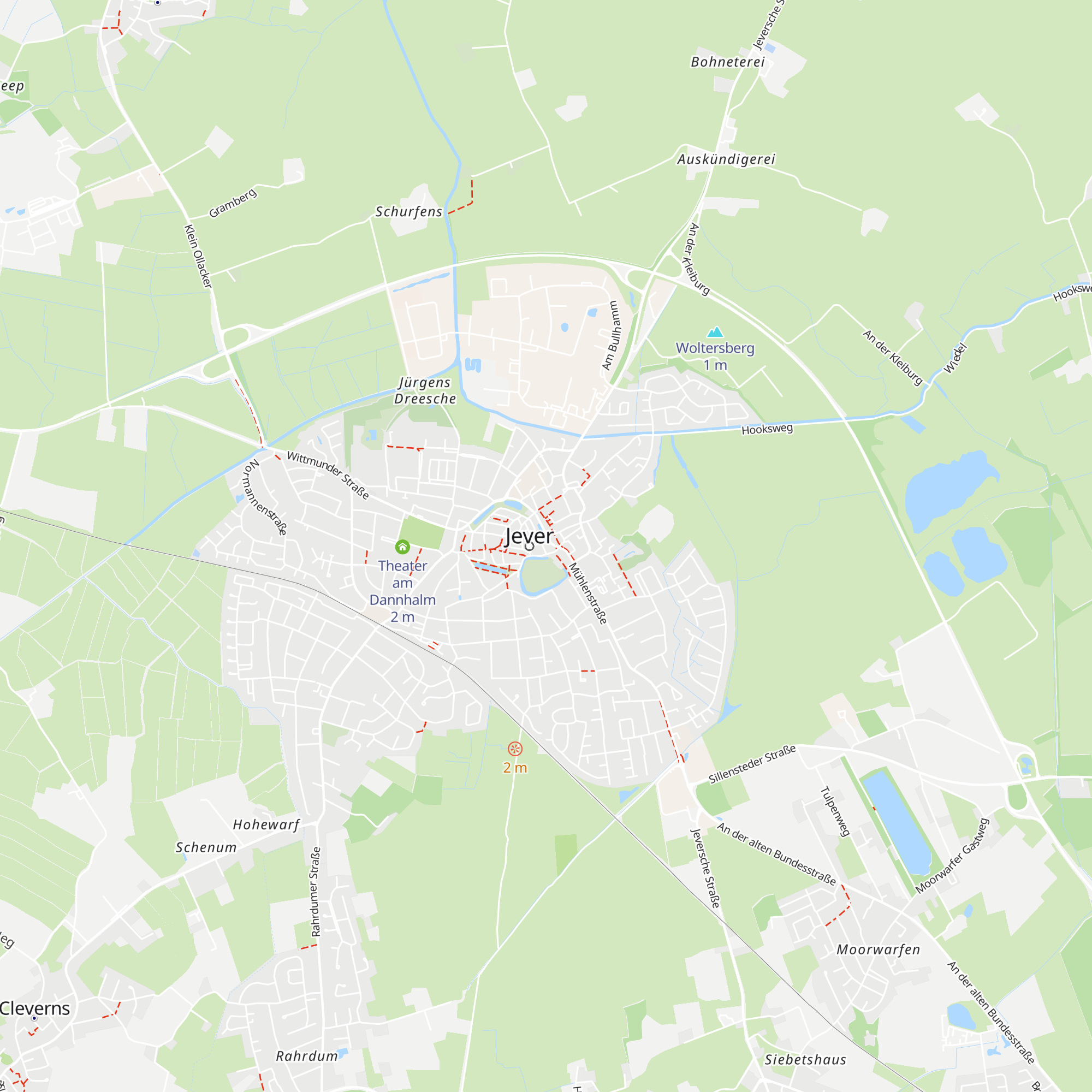 Graftenhaus mit Touristinfo map