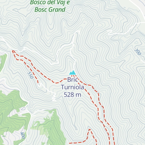 Map of Bric Turniola