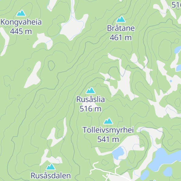 Map of Rusåslia