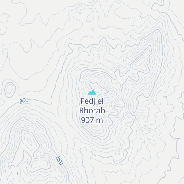Map of Fedj el Rhorab