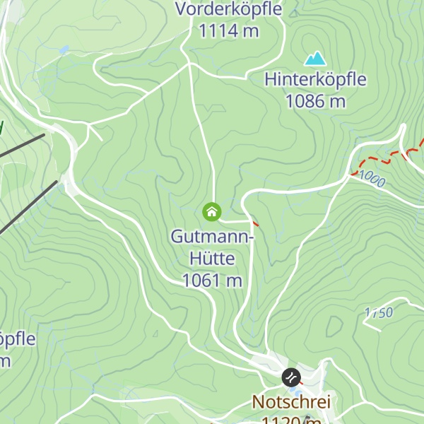 Map of Gutmann-Hütte
