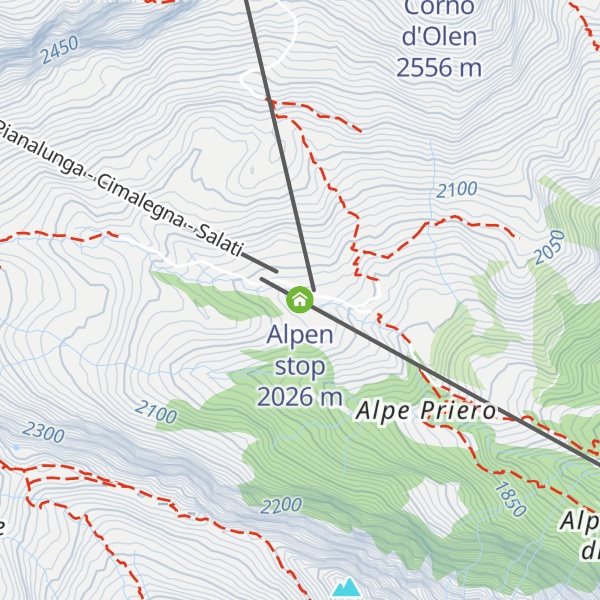 Map of Alpen stop