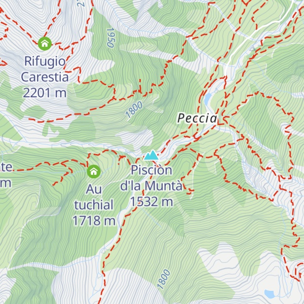 Map of Ruderi antica fucina di Peccia