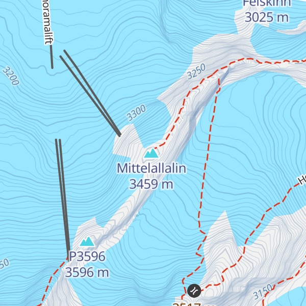 Map of Drehrestaurant Allalin