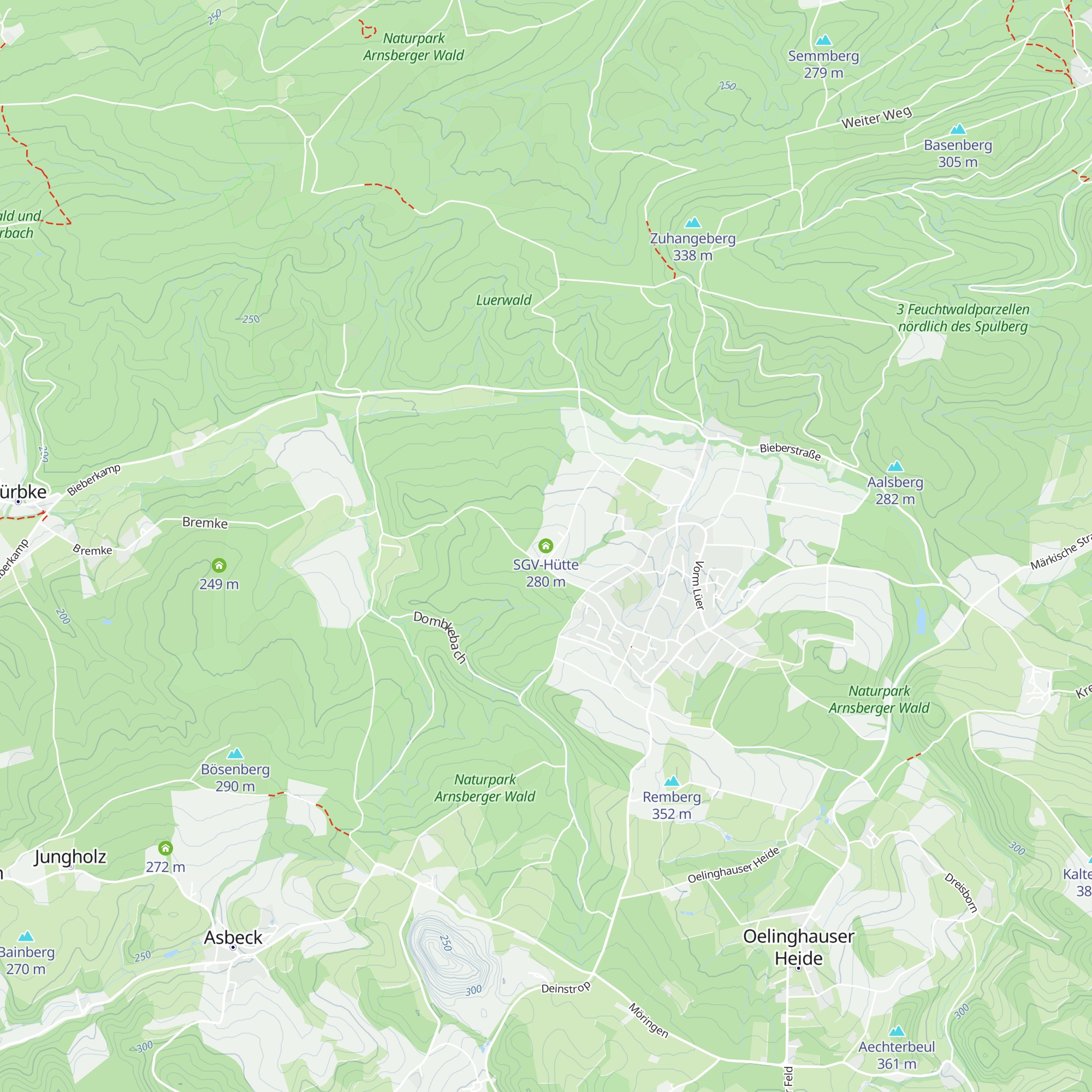 SGV-Hütte map