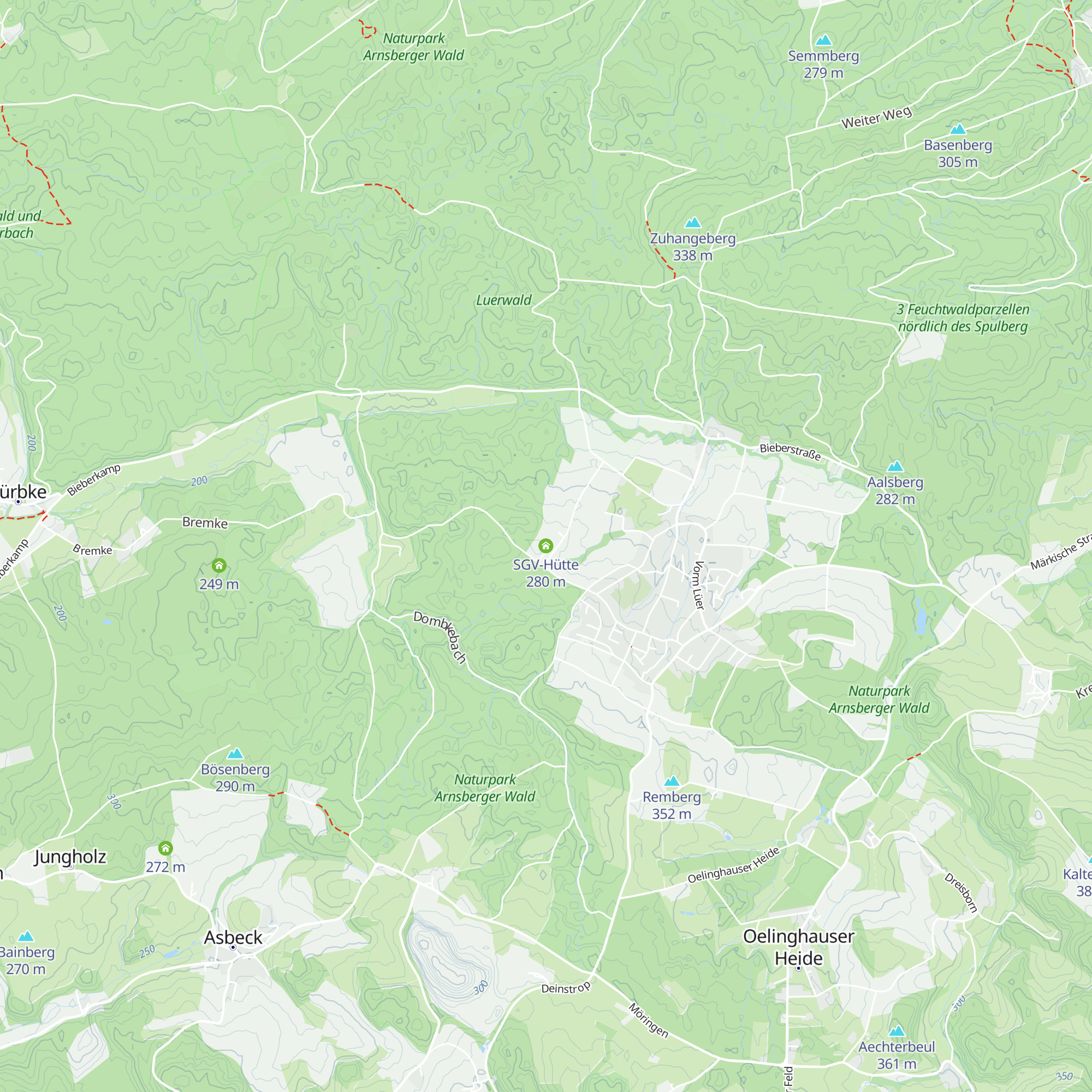 SGV-Hütte map