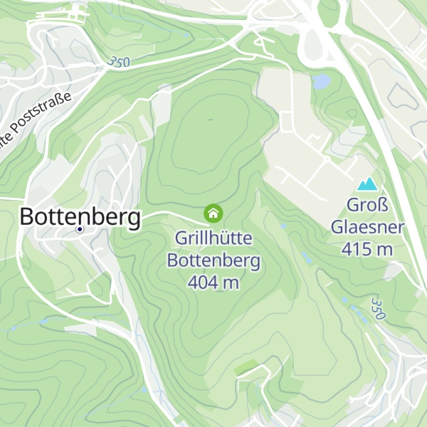 Map of Grillhütte Bottenberg