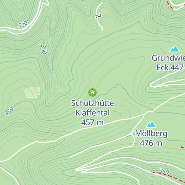 Map of Schutzhütte Klaffental