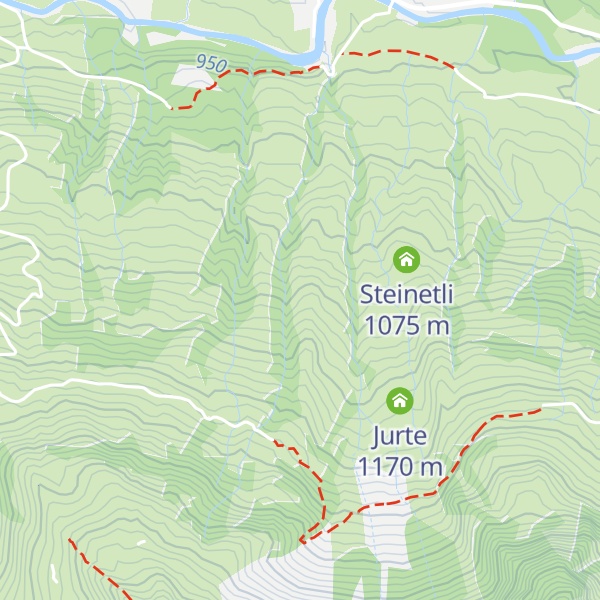 Map of Obers Jurteneggli