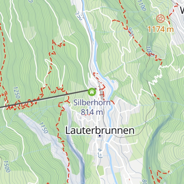 Map of Silberhorn