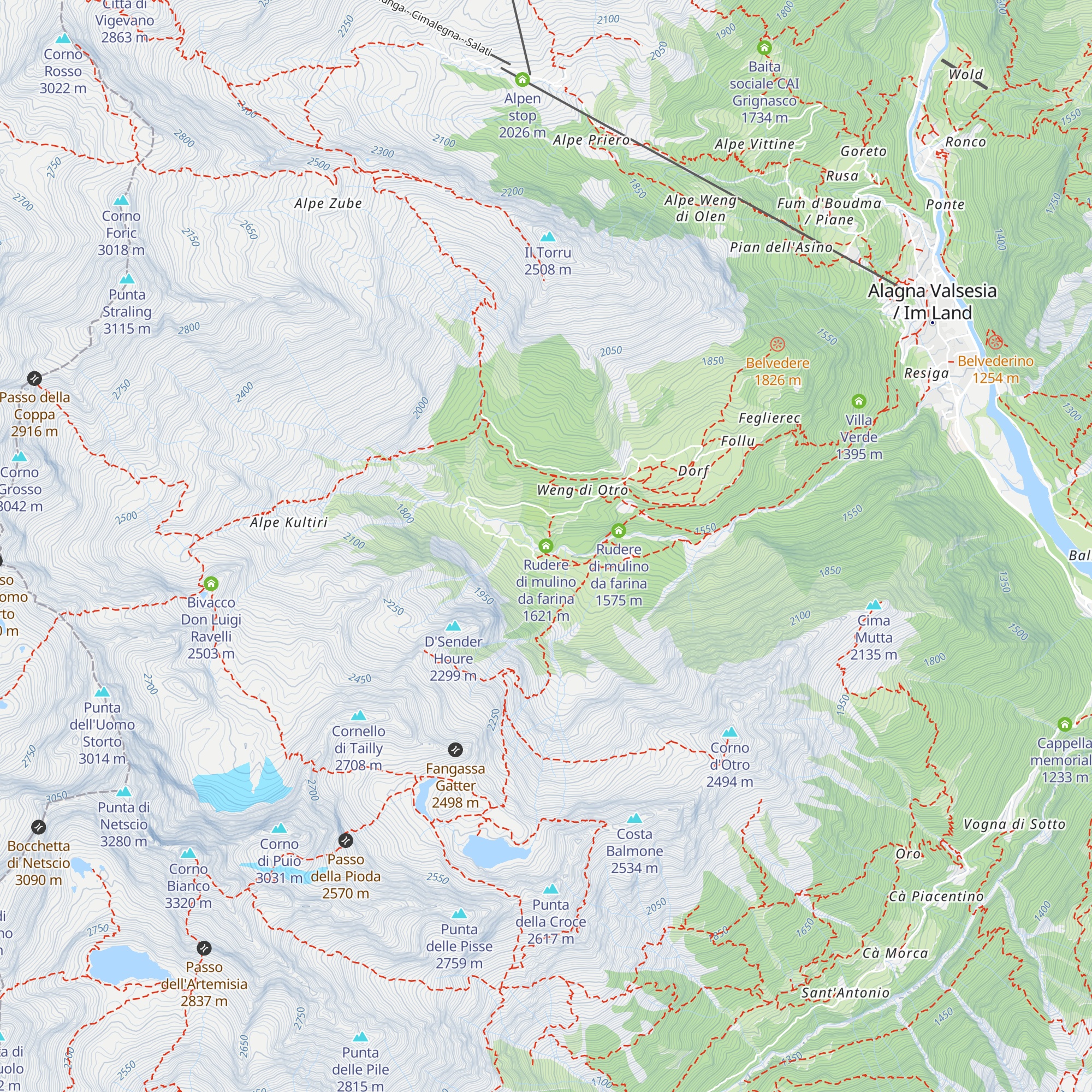 Rudere di mulino da farina map