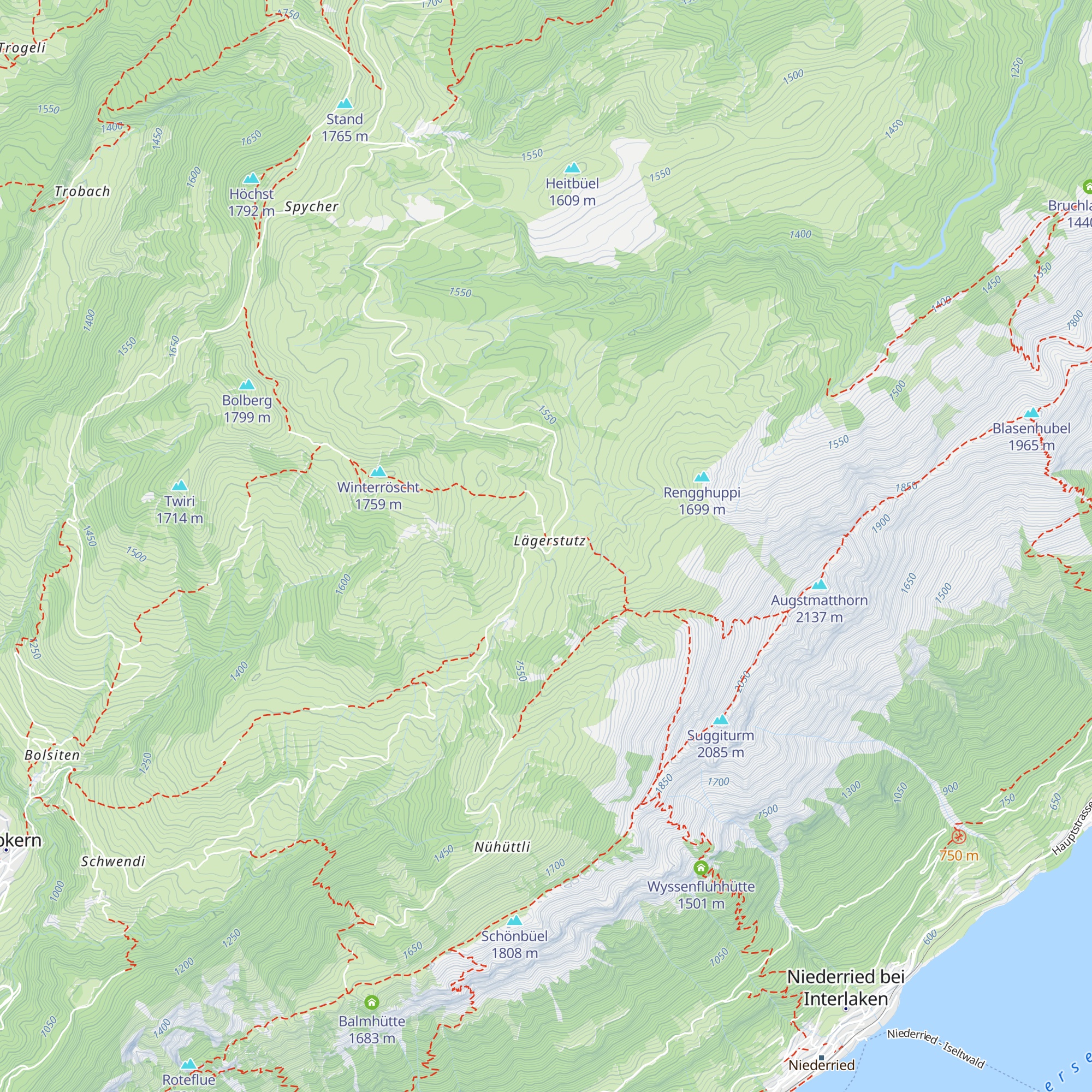 Jägerstübli map