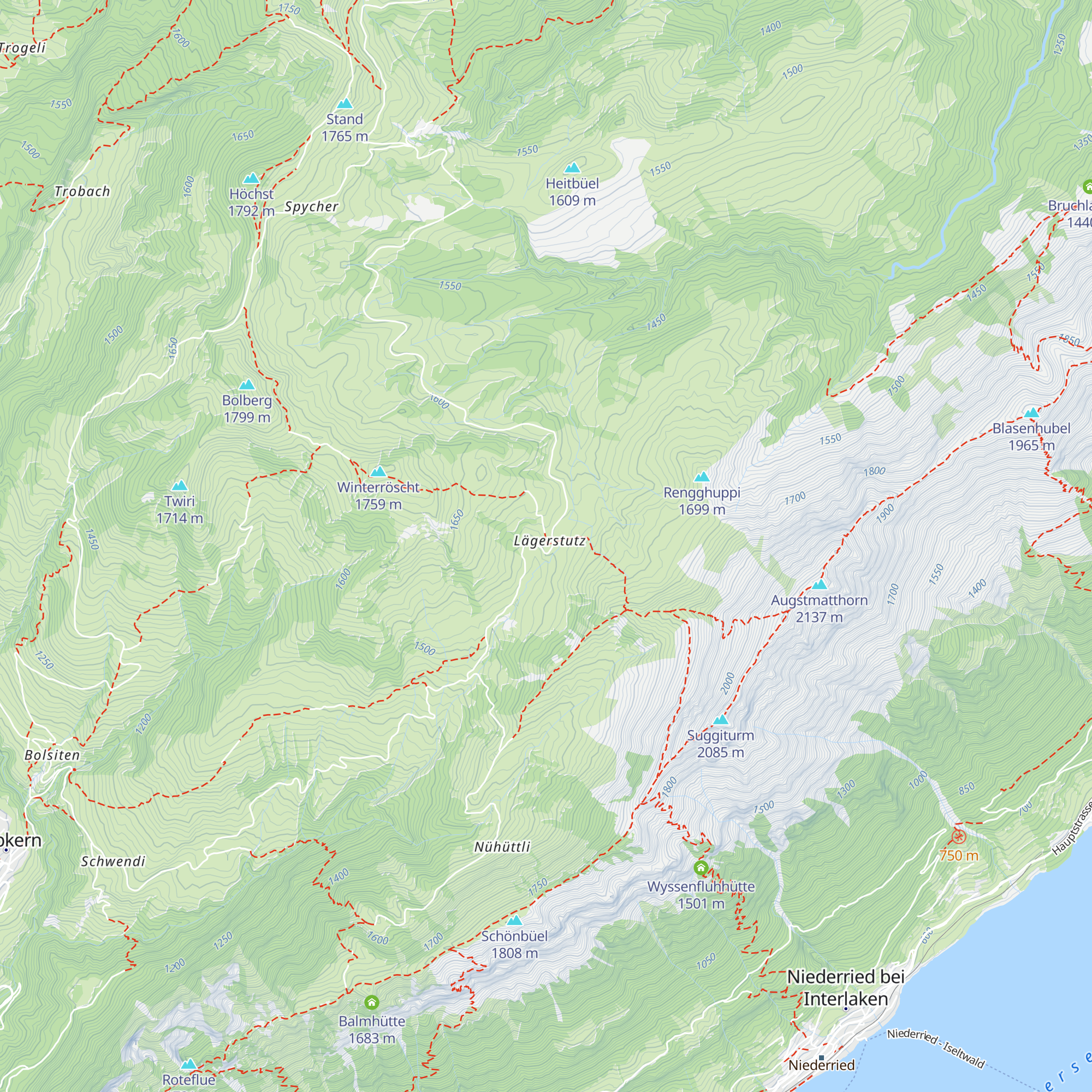 Jägerstübli map