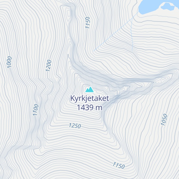 Map of Kyrkjetaket