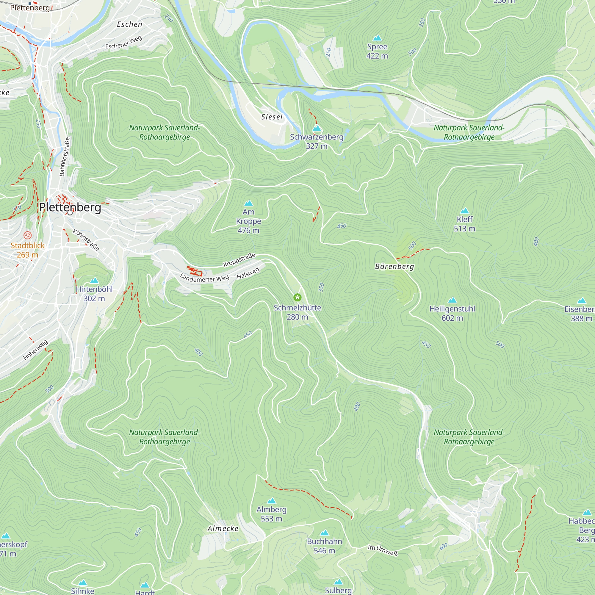 Schmelzhütte map