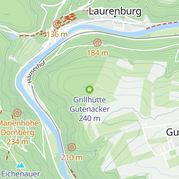 Map of Grillhütte Gutenacker