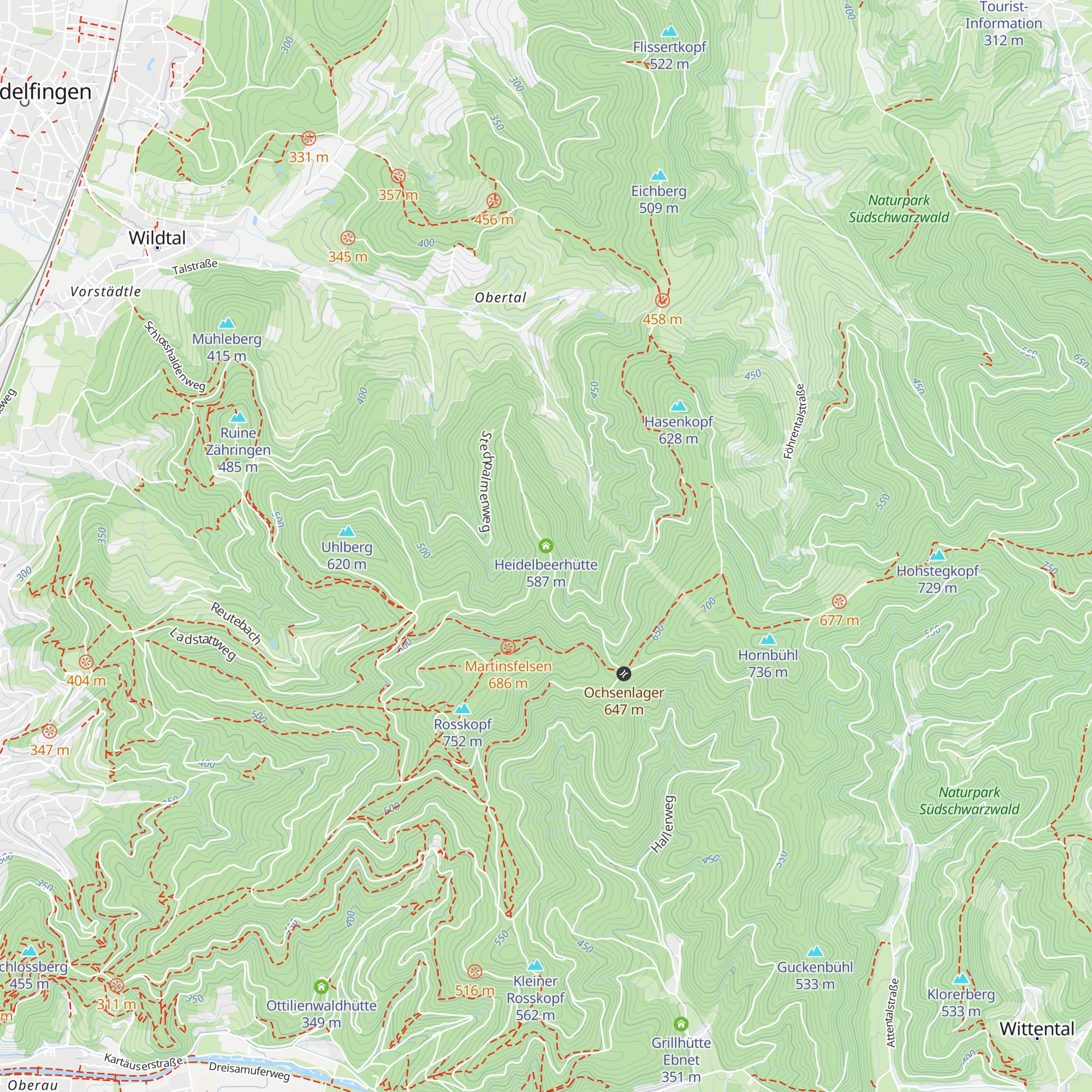 Heidelbeerhütte map