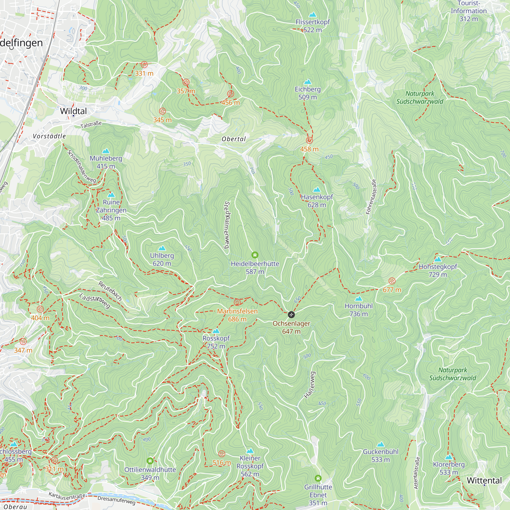 Heidelbeerhütte map