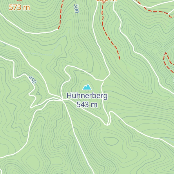Map of Hühnerberg