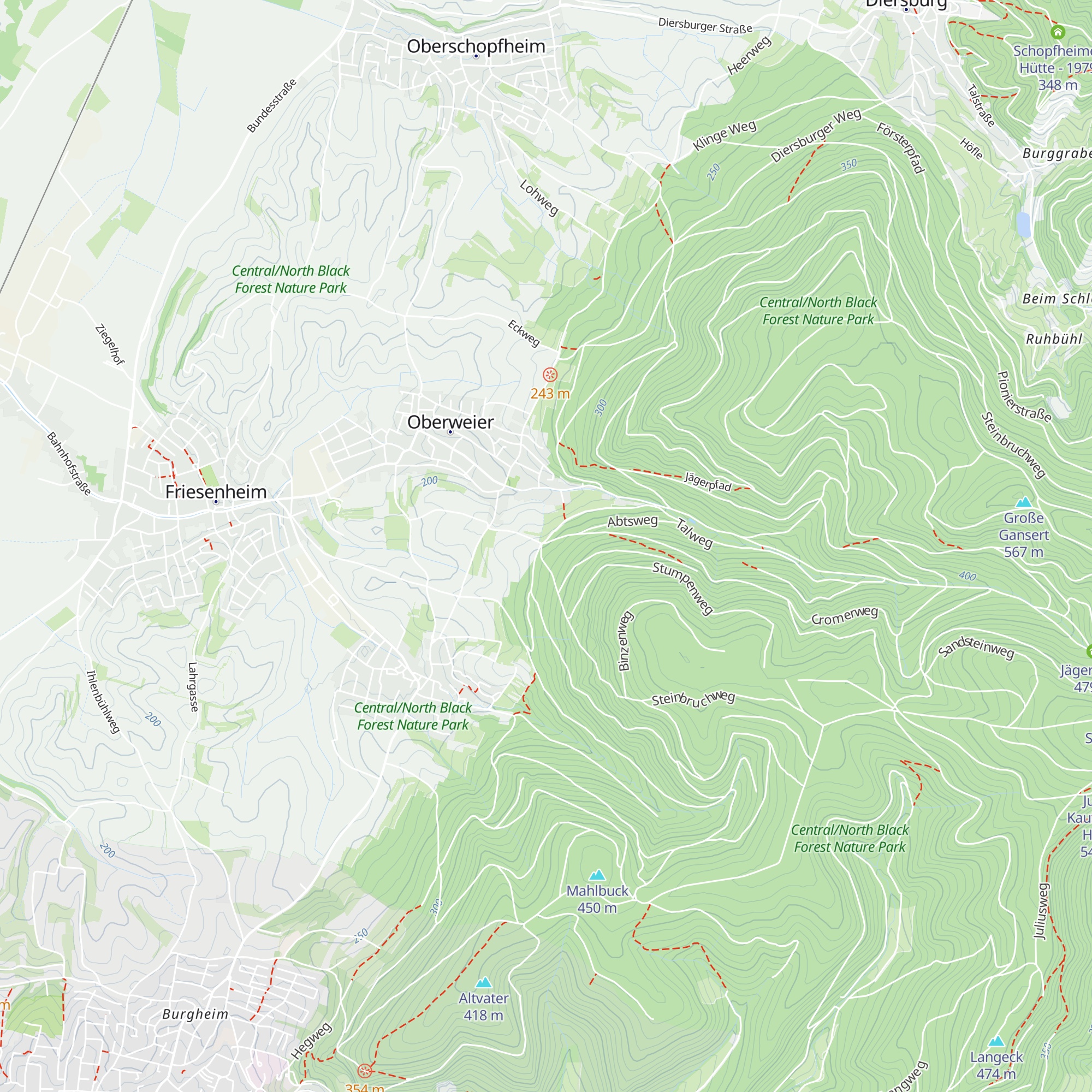 Vollmereiche und -Hütte map