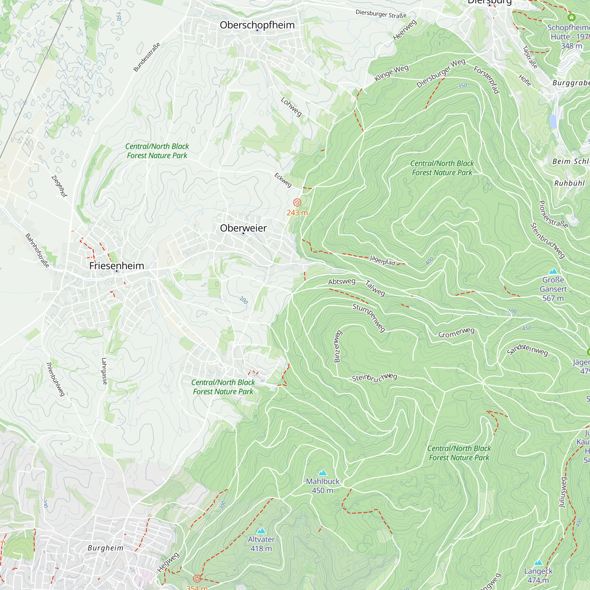 Vollmereiche und -Hütte map