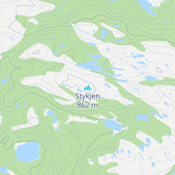 Map of Stykjen