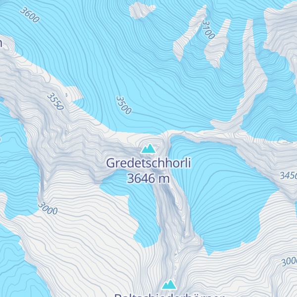 Map of Gredetschhorli