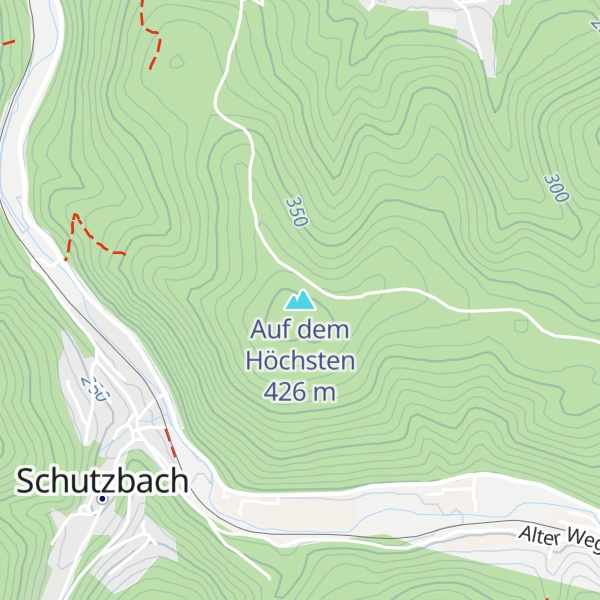Map of Auf dem Höchsten