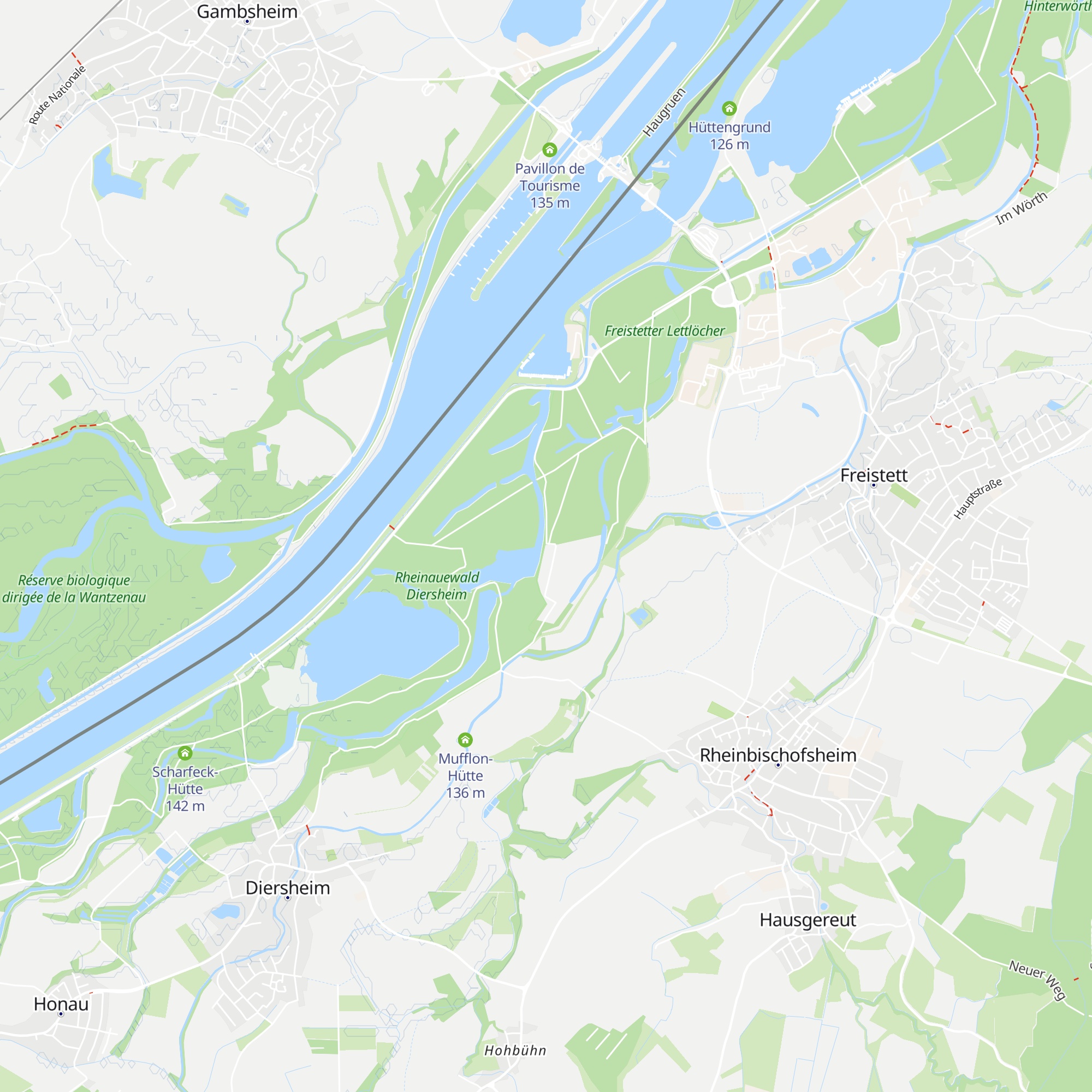 Angler-Hütte map