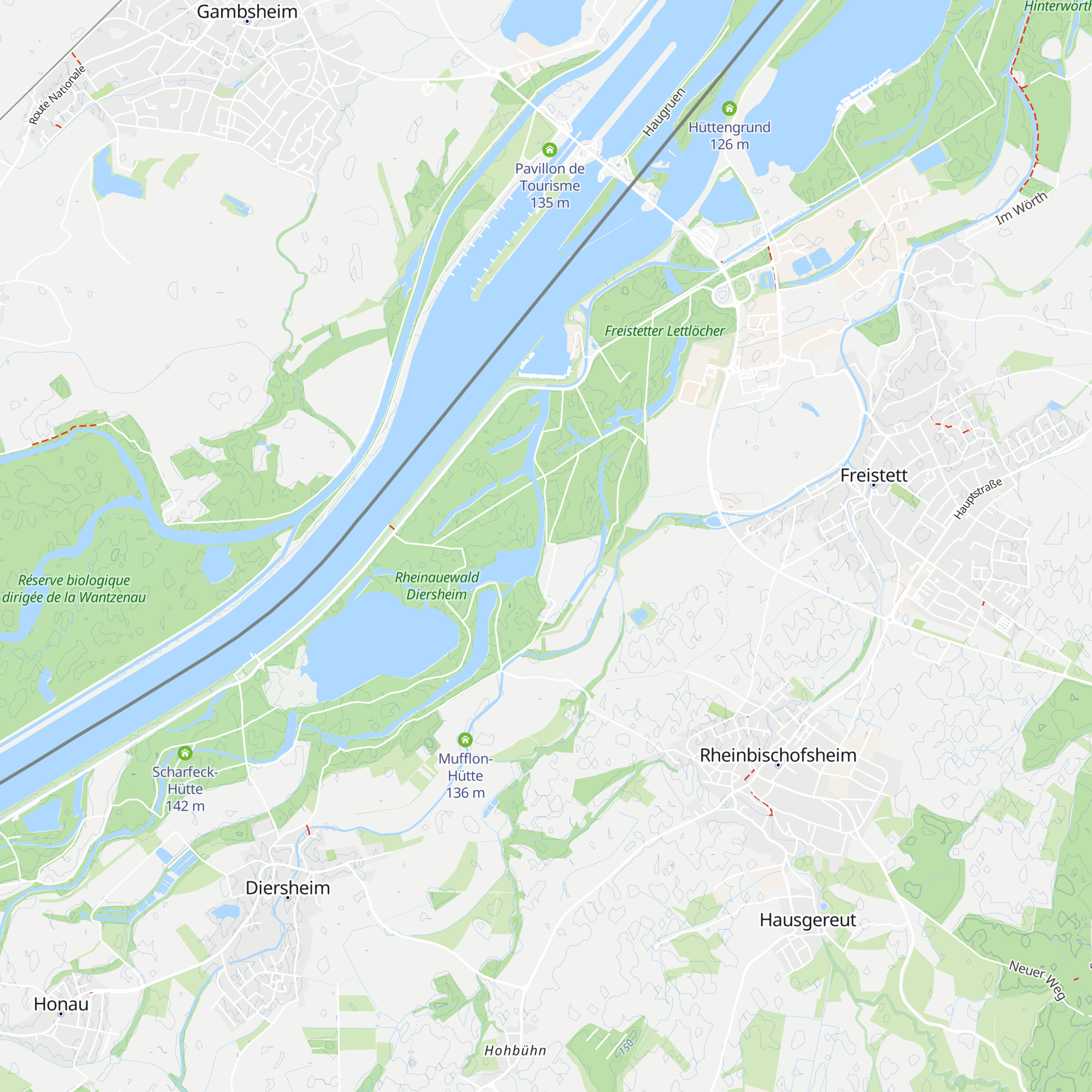 Angler-Hütte map