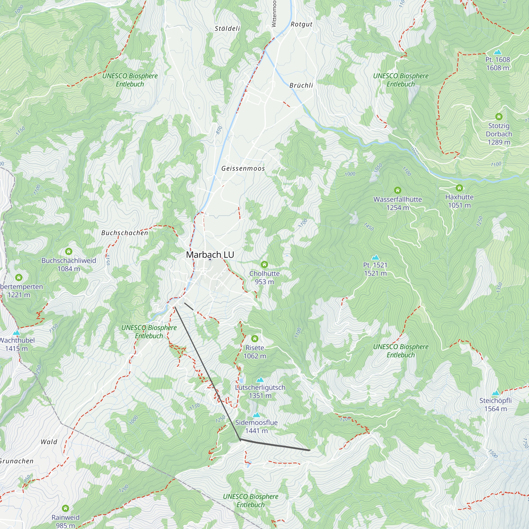 Cholhütte map