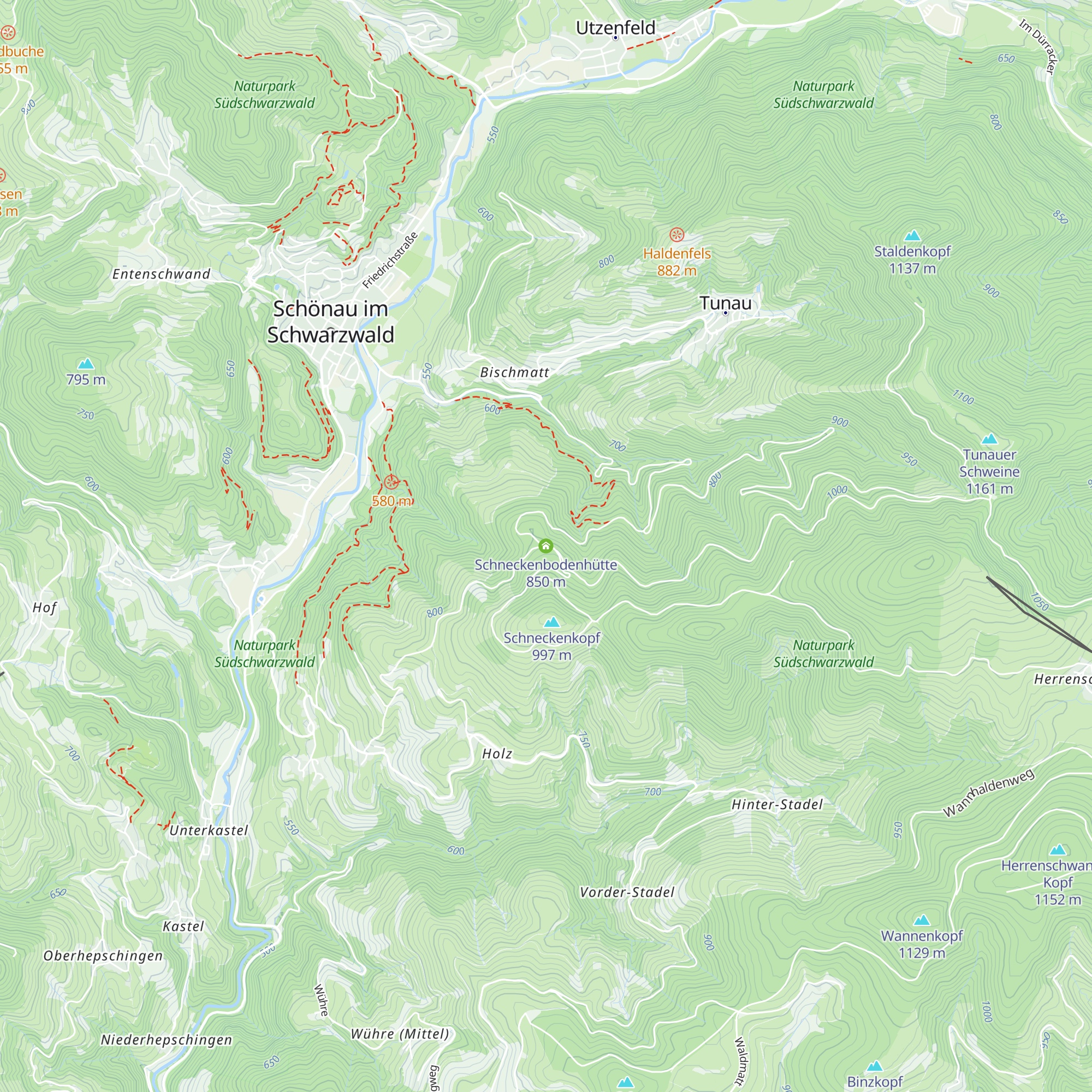 Schneckenbodenhütte map