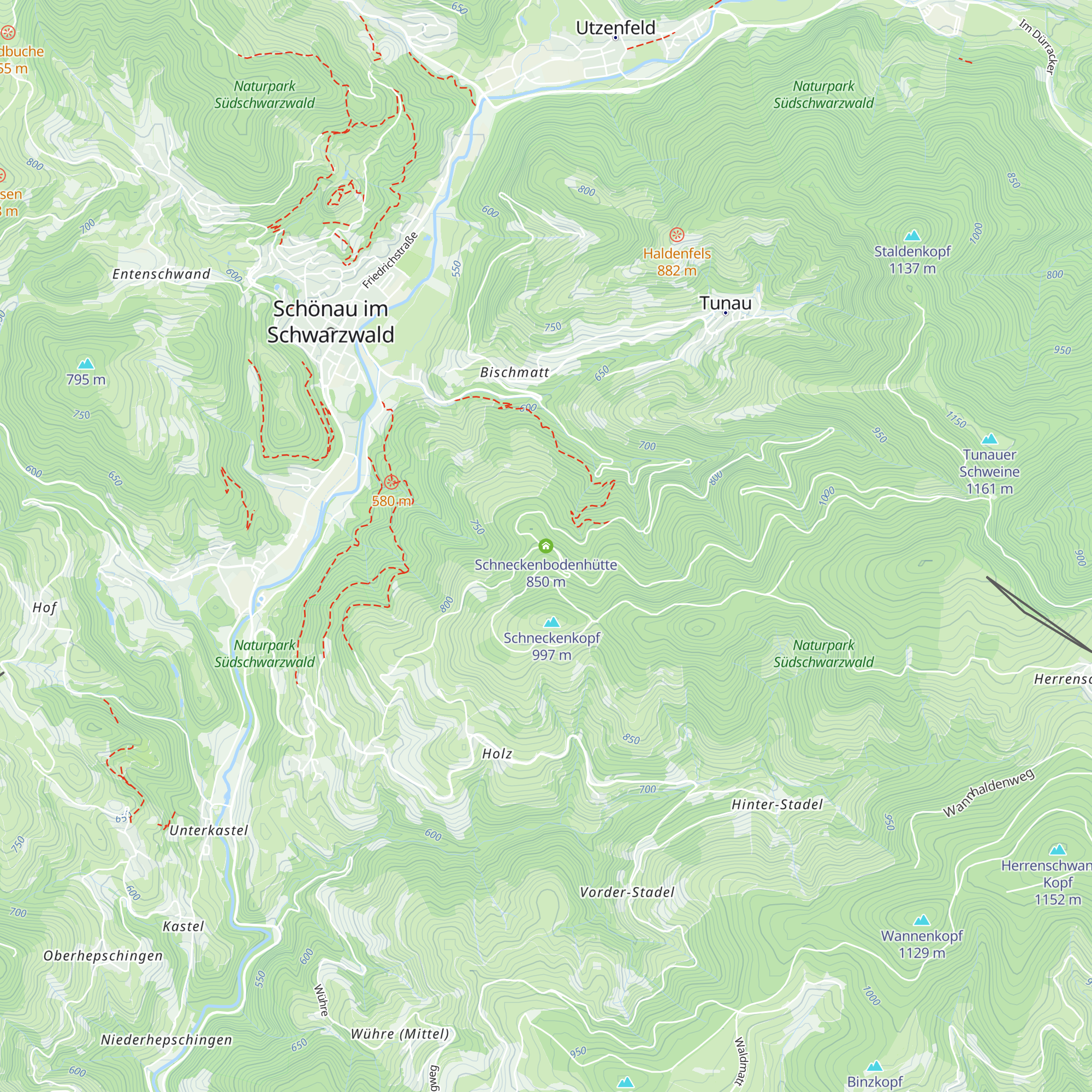 Schneckenbodenhütte map