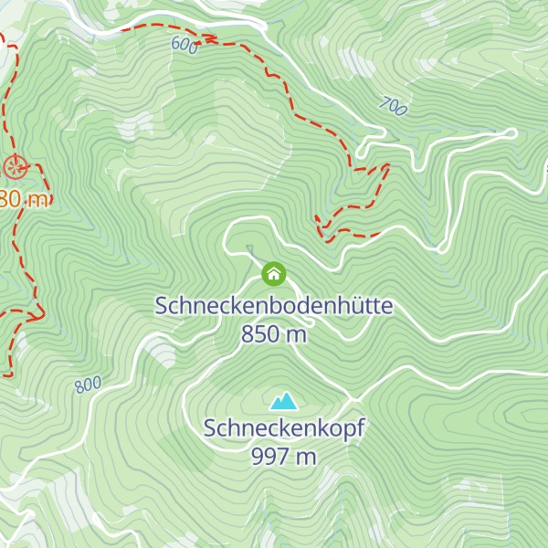 Map of Schneckenbodenhütte