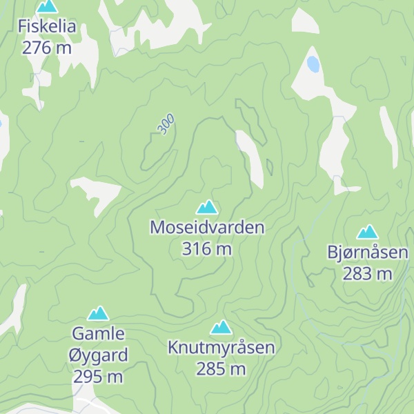 Map of Moseidvarden