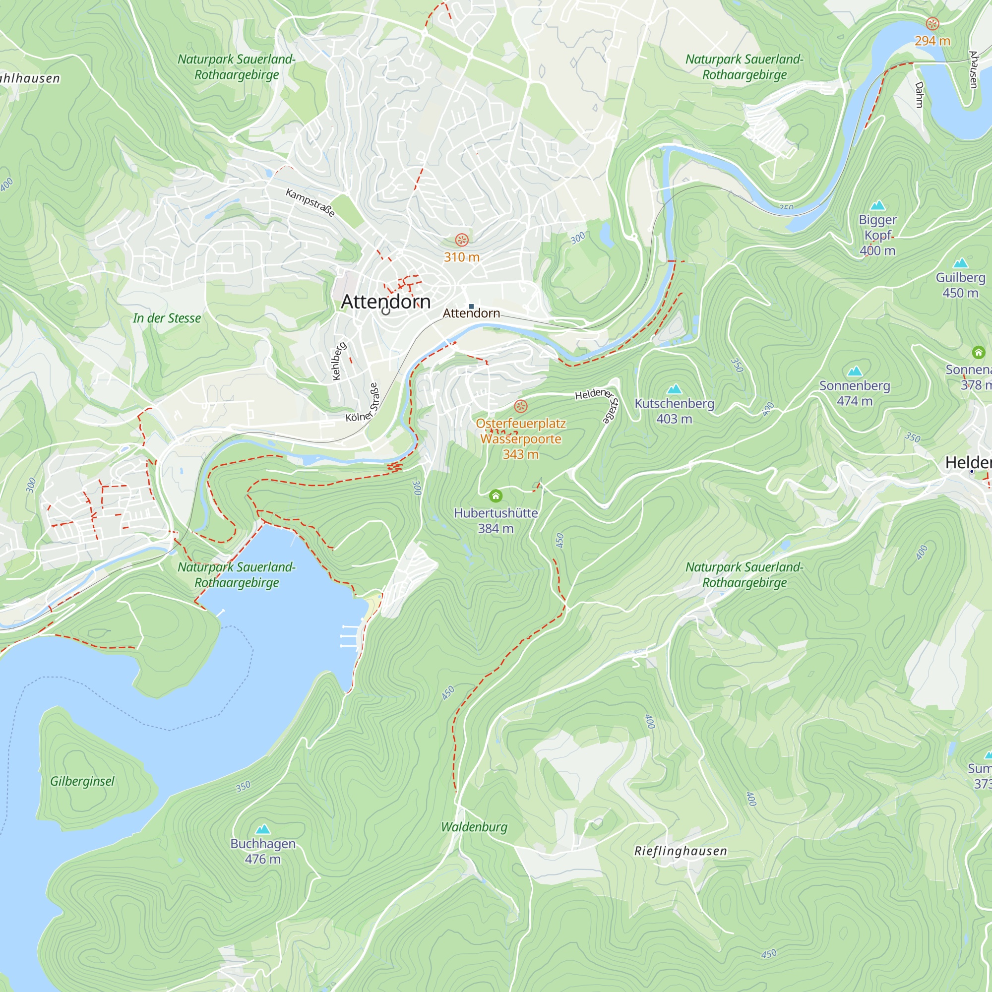 Hubertushütte map