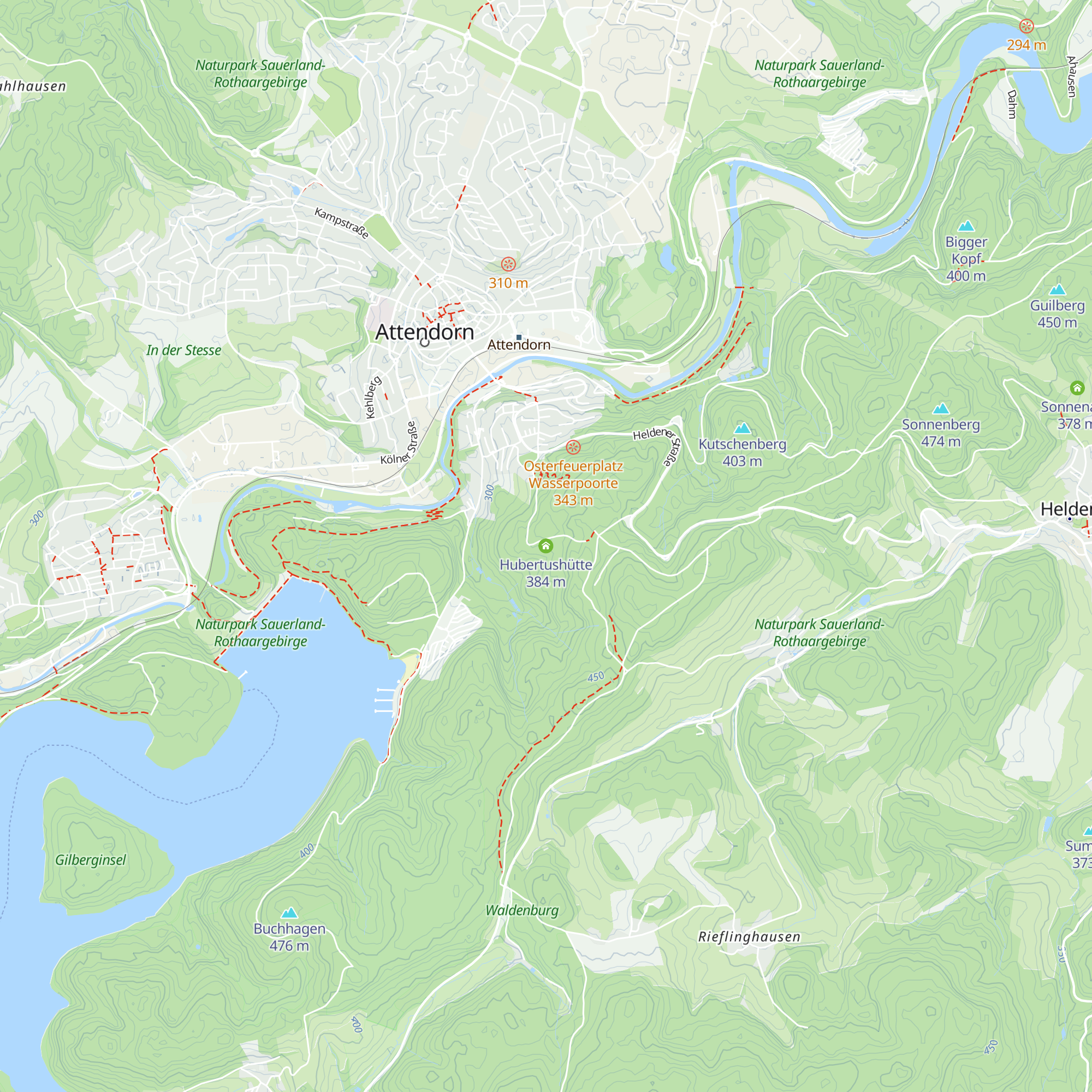 Hubertushütte map