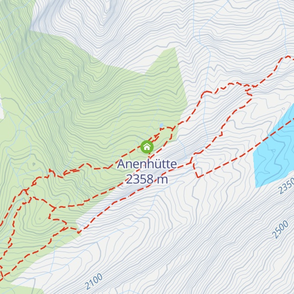 Map of Anenhütte