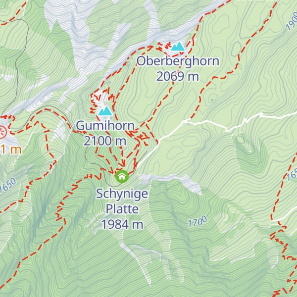 Map of Schynige Platte