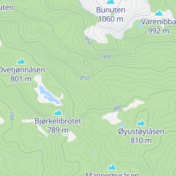 Map of Orredokknuten
