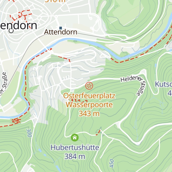 Map of Osterfeuerhütte
