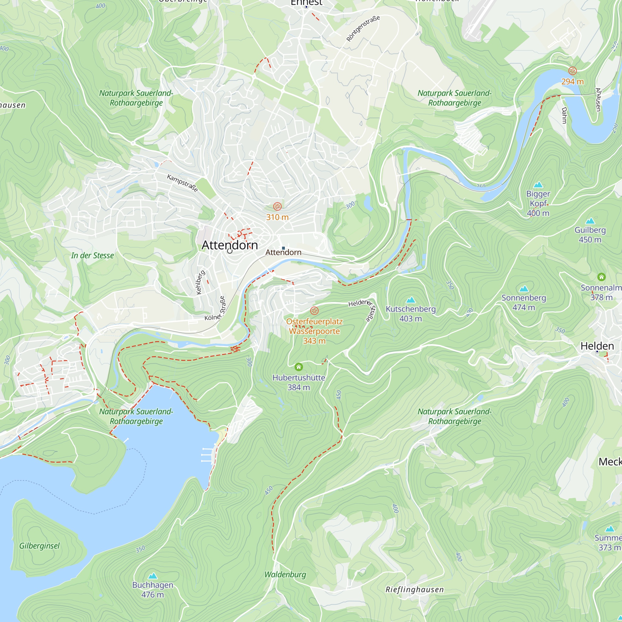Osterfeuerhütte map