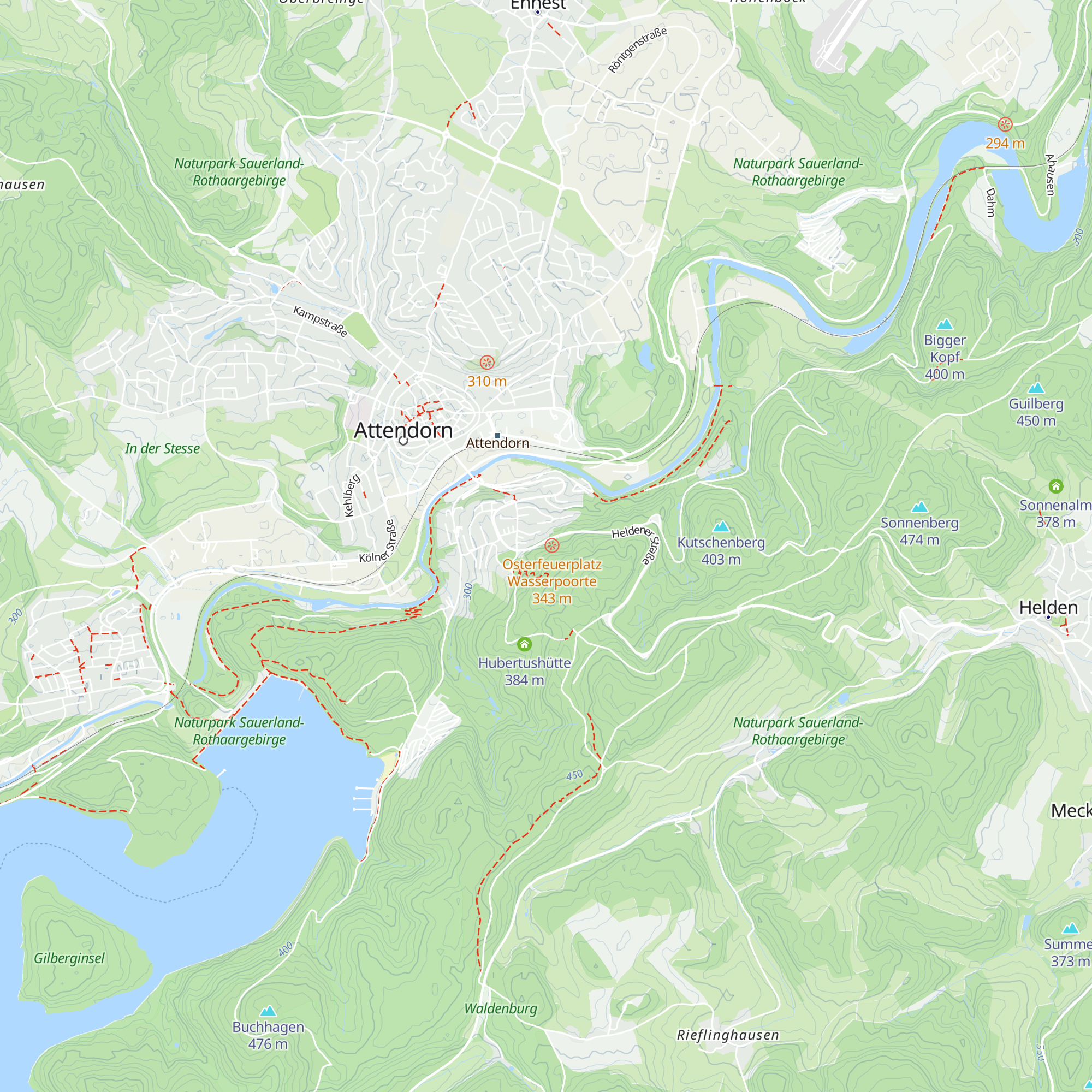 Osterfeuerhütte map